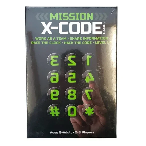 MISSION X-CODE Board Game Race The Clock Hack The Code Level Up 2-8 Players 8+ - Picture 2 of 4